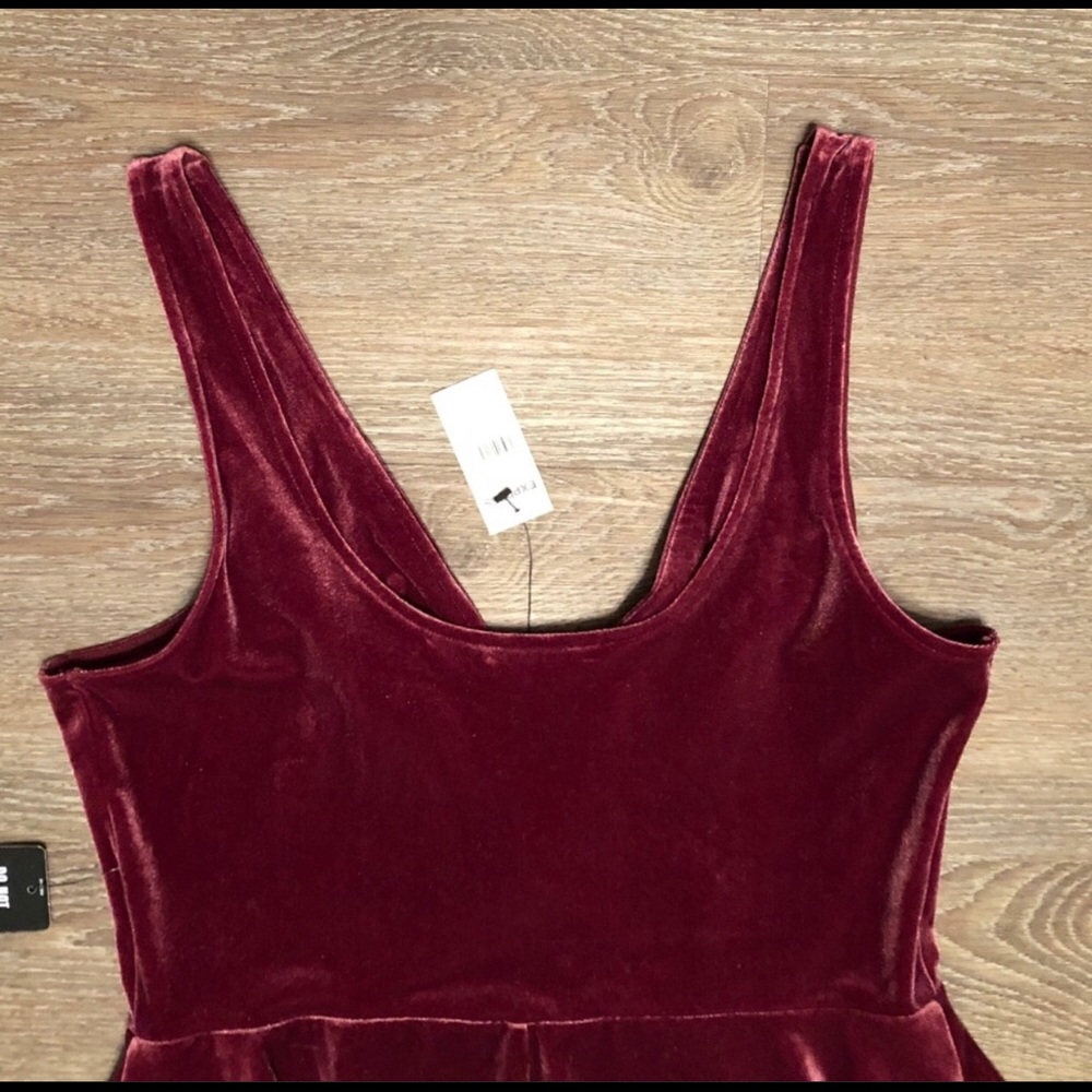 Express velvet Wine Cocktail Dress size XL & L & S - Picture 5 of 5